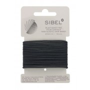 Elastic thin hair bands black 16 STUKS 