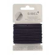 Elastic thick hair bands black 12 STUKS 