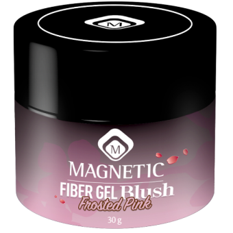 Magnetic Fiber Gel Blush Frosted pink  30 gr
