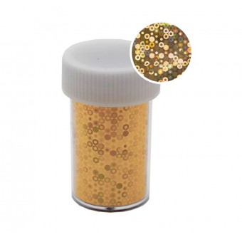 118231 Transfer foil Hologram  Gold circle   1.5m