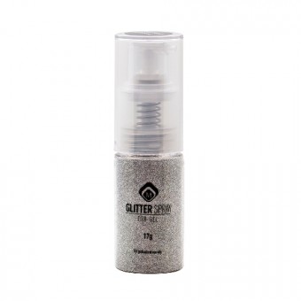 Magnetic Glitterspray Steel Zilver