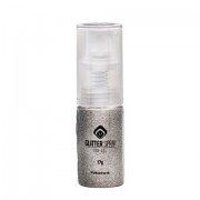 Glitterspray White Gold