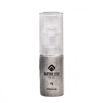 Glitterspray White Gold