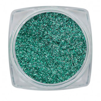 Magnetic Chrome Sparkle Green