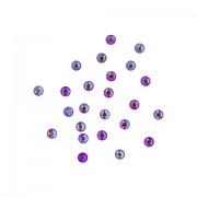  Rhinestones Neon Purple 24 pcs M