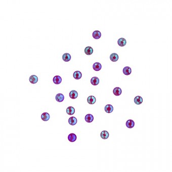  Rhinestones Neon Purple 24 pcs M