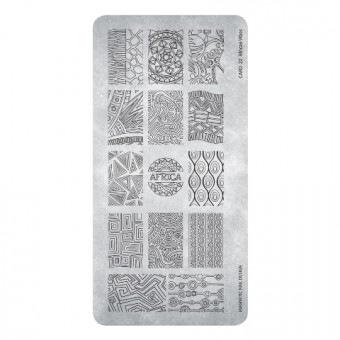 Magnetic Stamping Plate African Vibes