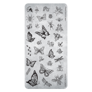 STAMP PLATE 28 INSECTS & BUGS 1PCS