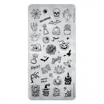 Stamping Plate 41 Trick or Treat