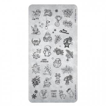Stamping Plate 51 Xmas Time
