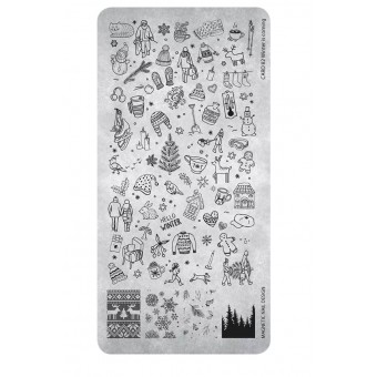 Stampingplate 82 Winter is Coming