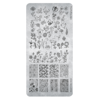 Stampingplate 79 Spring Fling
