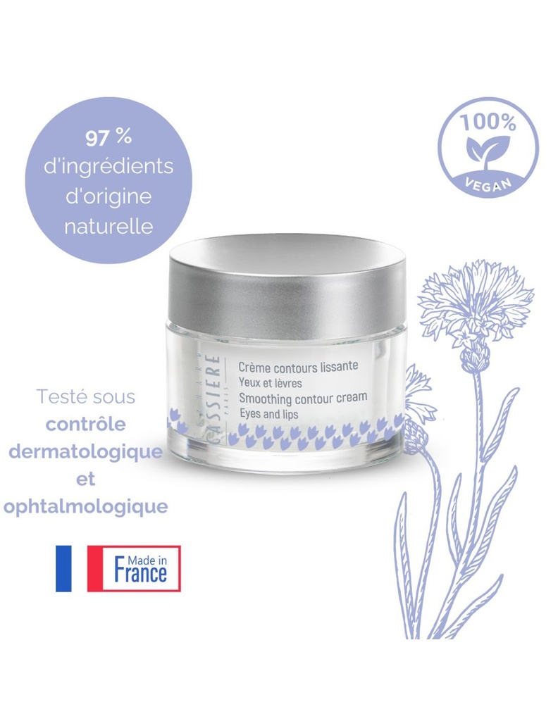 Crème contours lissante – Yeux et lèvres