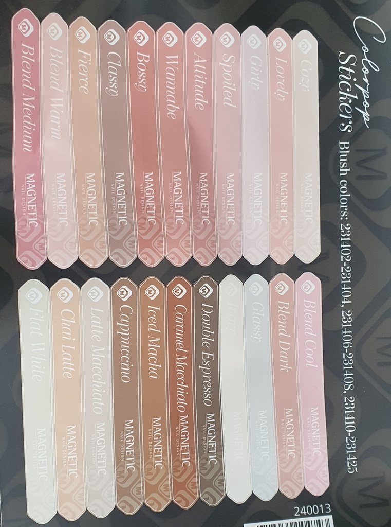 [240013] Colorpop sticker vel Blushes 231401 t/m 231425